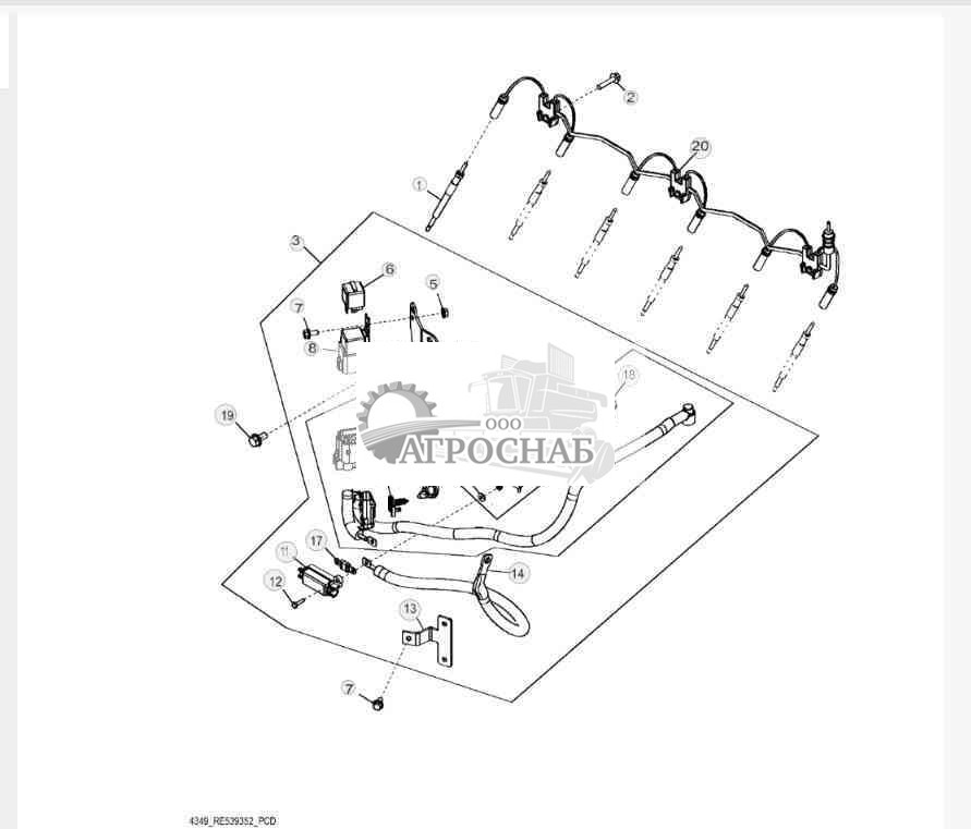 4349 Вспомогательное пусковое устройство 